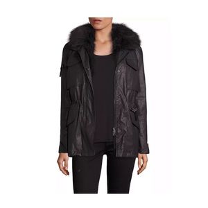 Sam 2-In-1 Kate Coated Parka & Fox Fur Vest Small